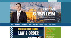 Desktop Screenshot of michaelobrien.com.au