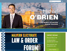 Tablet Screenshot of michaelobrien.com.au